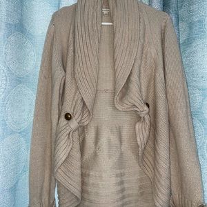 Tan cardigan